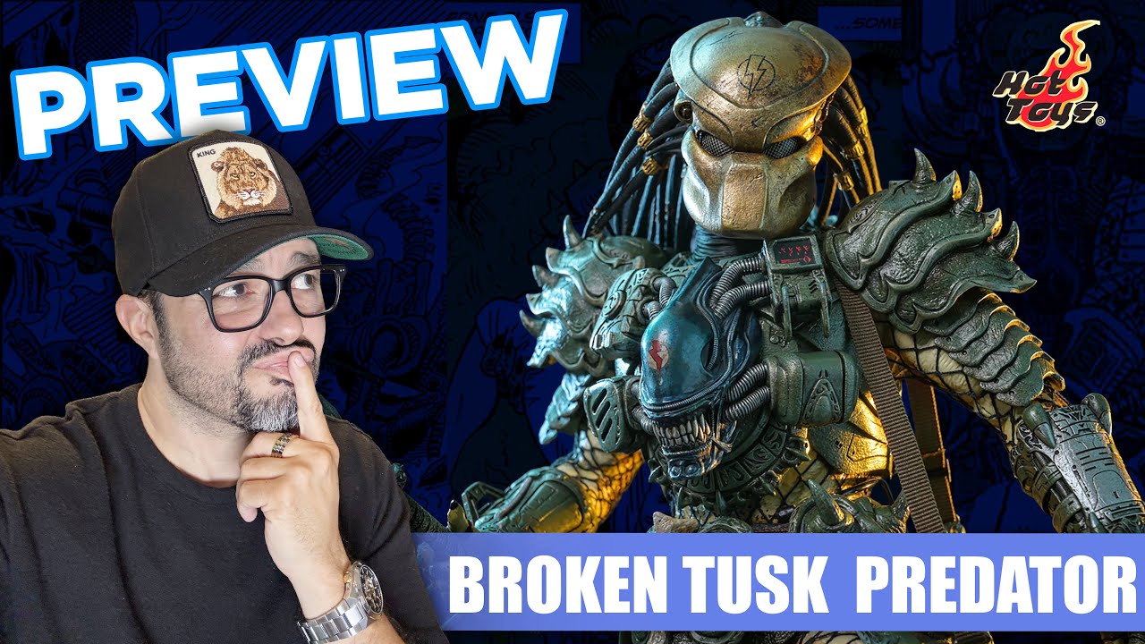 ¡NUEVO! BROKEN TUSK Predator de Hot Toys Preview