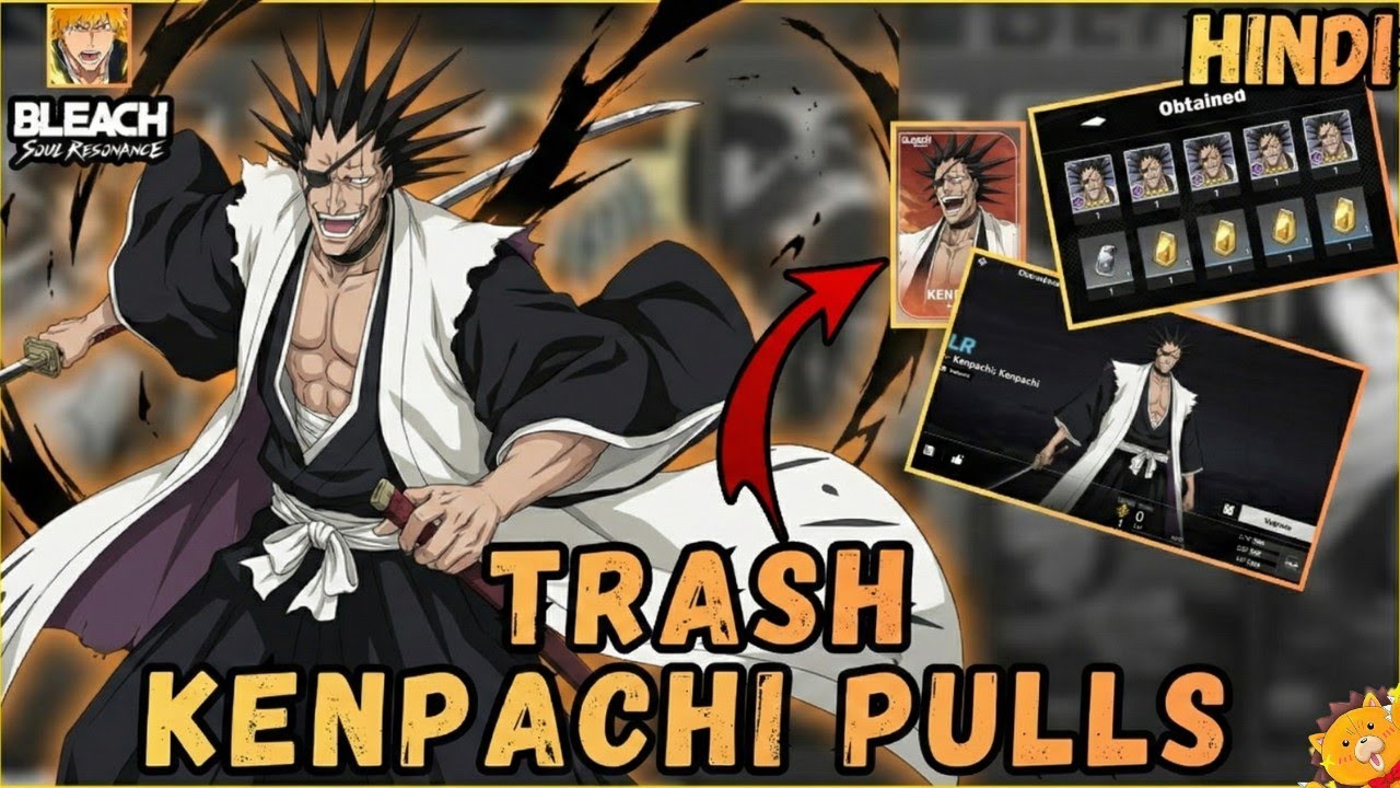 Trash Kenpachi Pulls? Bleach Soul Resonance BSR Hindi