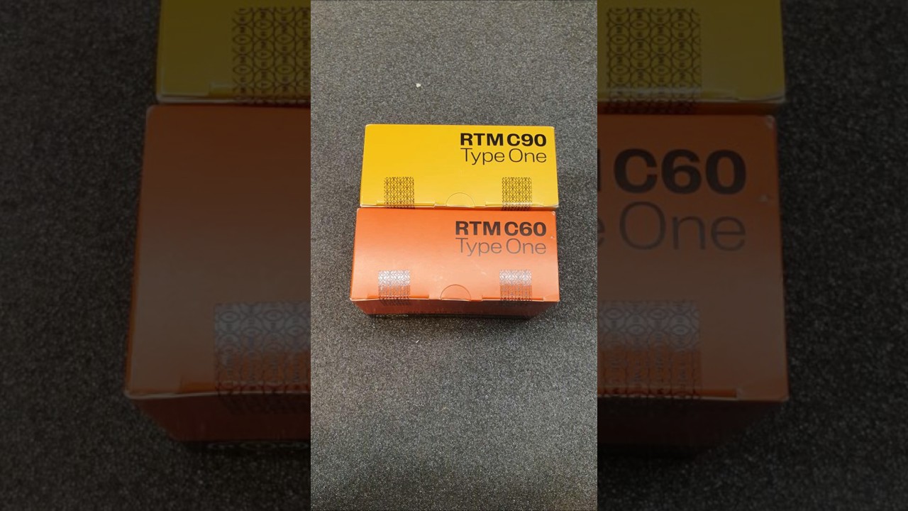 Nowe kasety RTM C60/C90 &ndash; lepsze niż NOS? Idealne do regulacji i nagrywania!  #retro #vintage #music