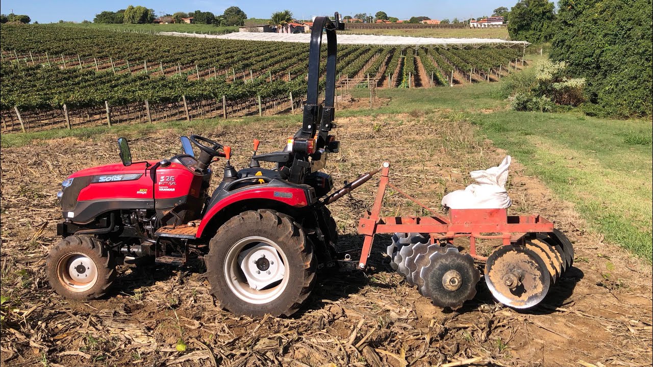 YANMAR SOLIS 26 NA GRADE DE HIDRÁULICO DE 12 DISCOS