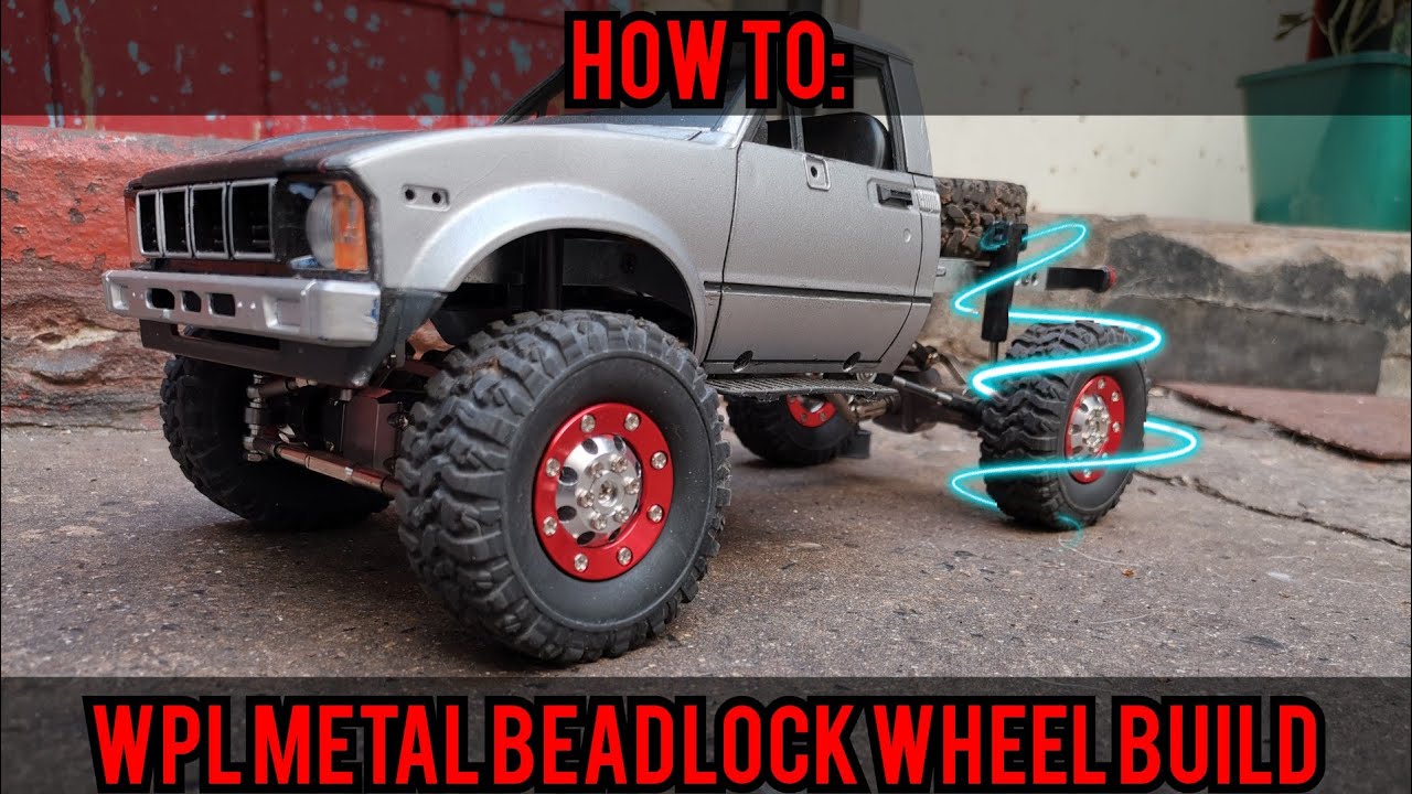 RC TRUCK UPGRADE WPL Metal Wheel Build - How To - C24 Gets New Wheels - GOT DIRT RC