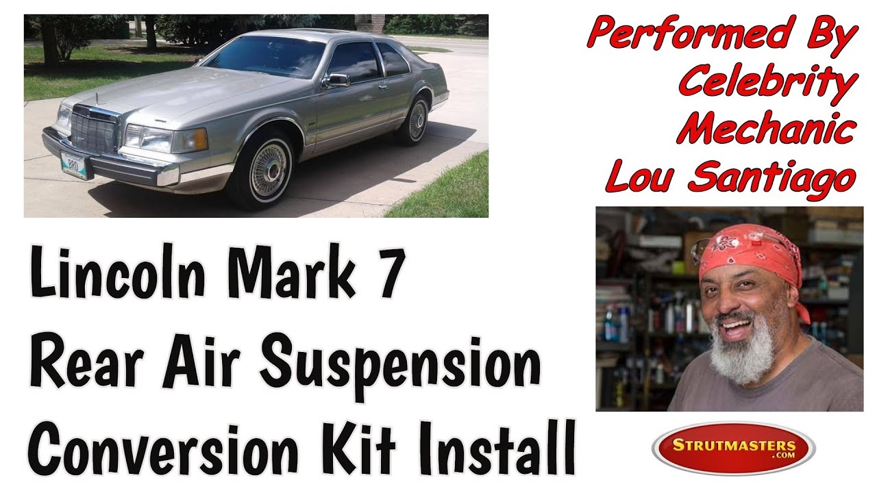 Lincoln Mark 7 Rear Conversion Kit Installation By Lou Santiago