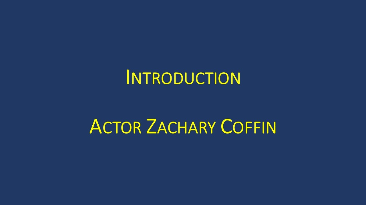 Introduction (English): Zachary Coffin (with beard)