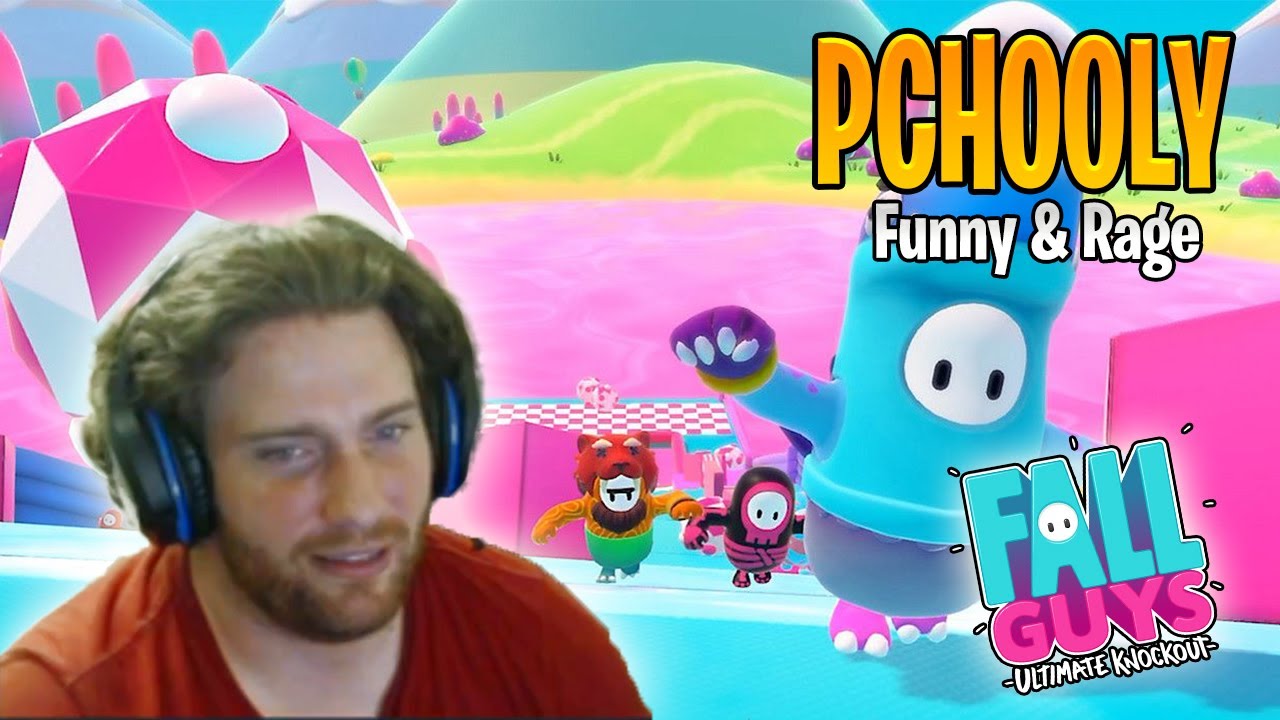 PCHOOLY FALL GUYS ULTIMATE FUNNY MEGA RAGE COMPILATION # 1
