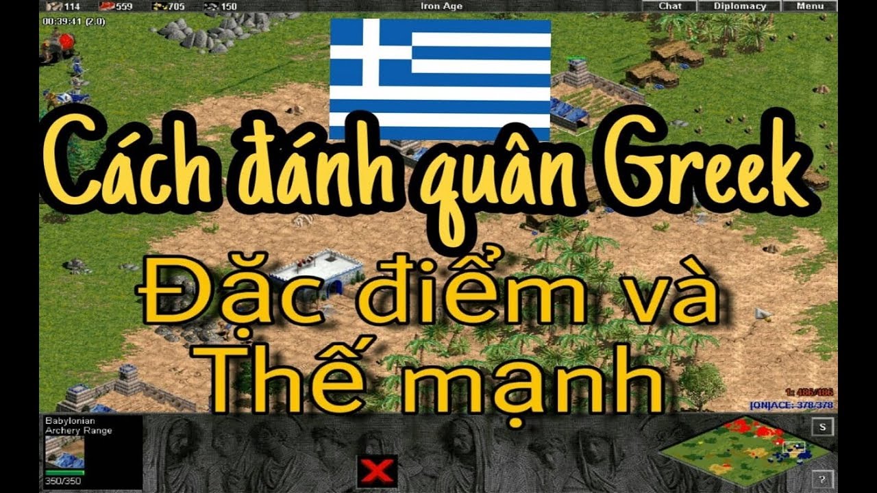 Cách đánh quân Greek - Đế Chế AOE