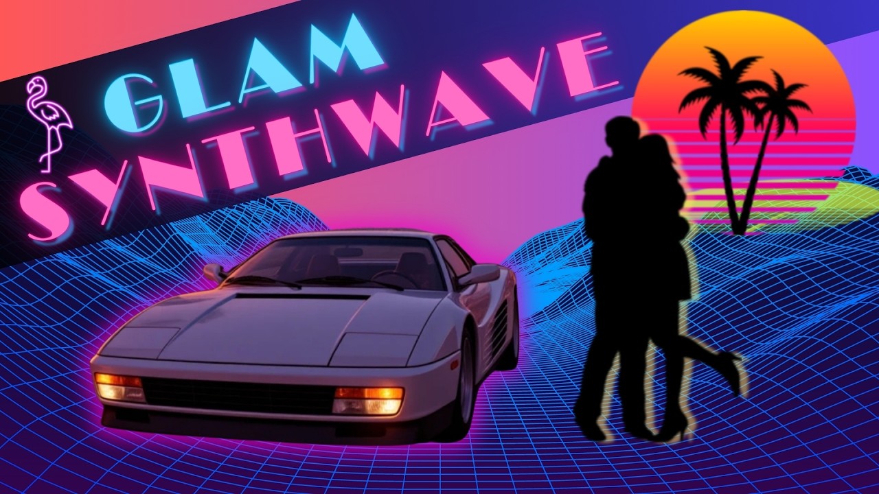 🎵 1H Glam Synthwave Mix 🌴| #03 It's July 1984... He’s late. But it’s worth it.