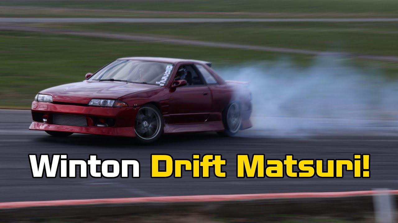Drifting on Winton Raceway | WINTON DRIFT MATSURI 2025