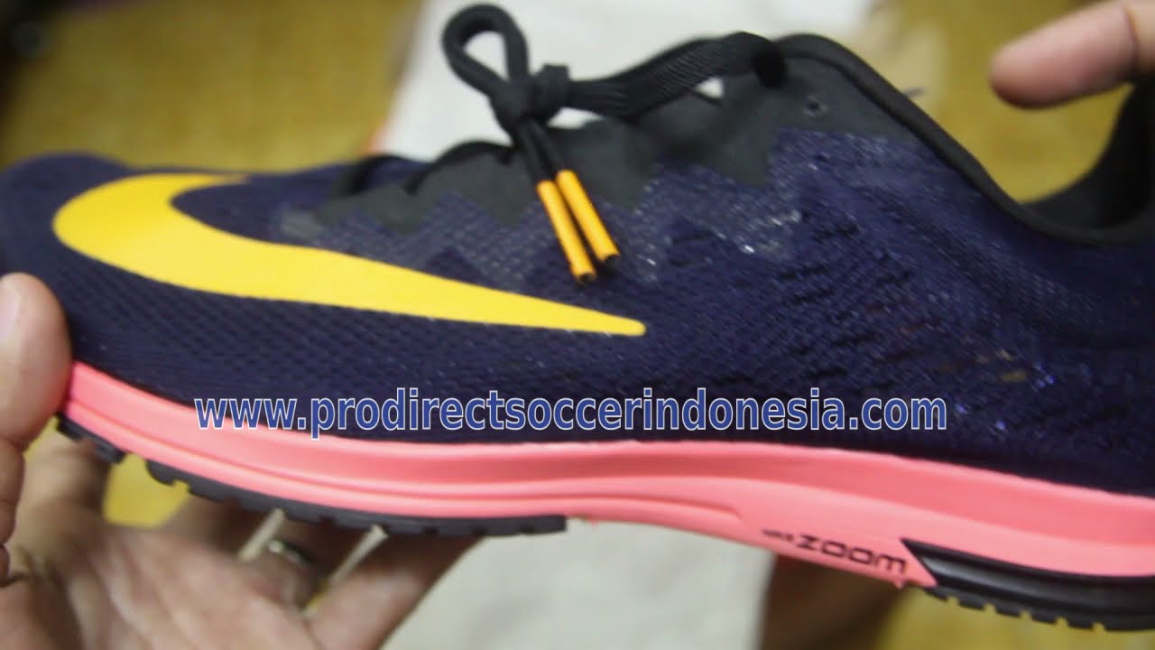 Nike Air Zoom Streak LT 4 Black End Blue Orange Peel 924514 480 | Sepatu Lari Original