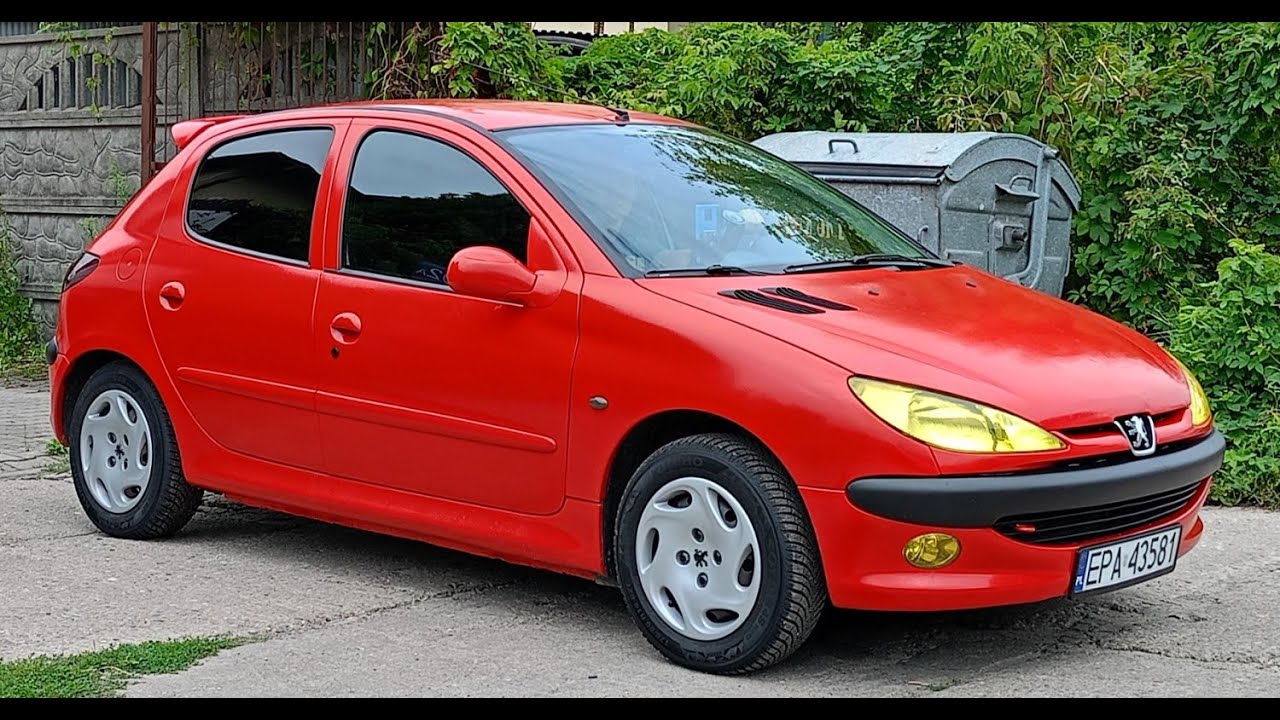 #Peugeot 206 Skromna Metamorfoza👉Malowanie Auta Wałkiem