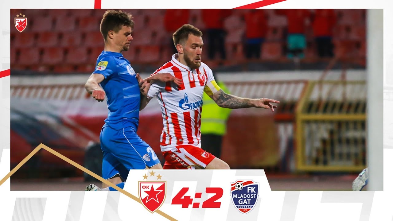 Crvena zvezda - Mladost GAT 4:2, highlights
