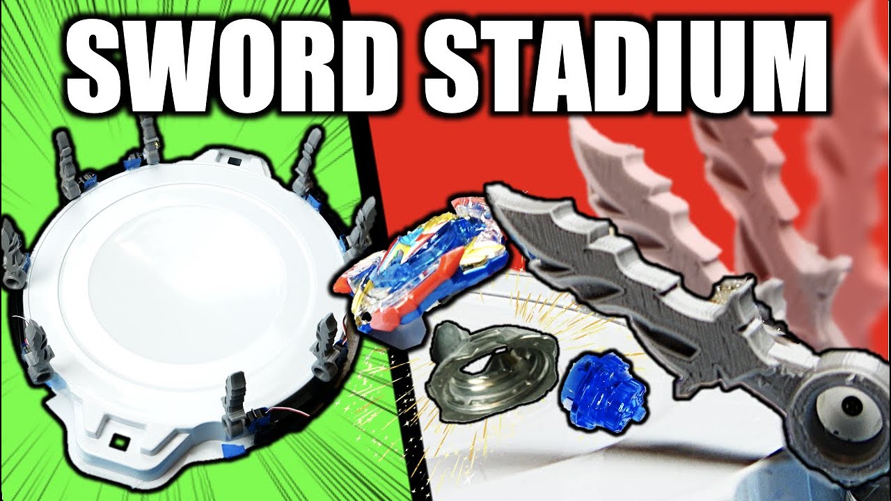 Гигантский Beyblade SWORD Stadium Mod!