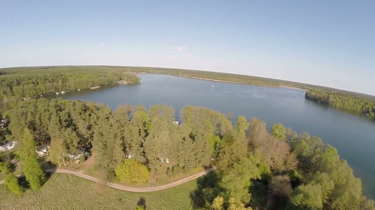 Felcken Zechlin 2016   Flycam Großer Zechliner See und Schwarzer See