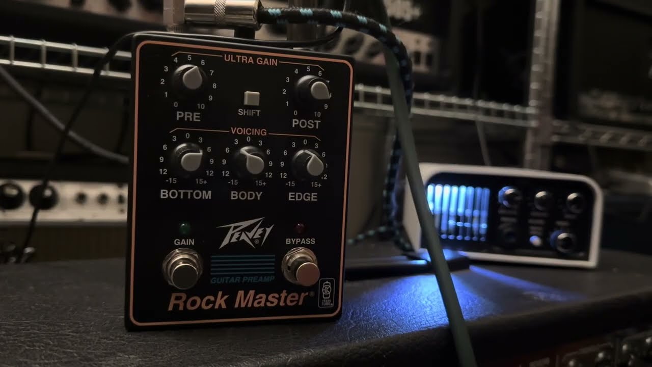 Checking Out The New Peavey Rock Master Preamp Pedal