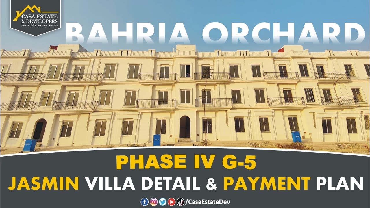 2 Bed Apartment | Jasmine Villa | Bahria Orchard | Phase-4 | Casa Estate & Developers