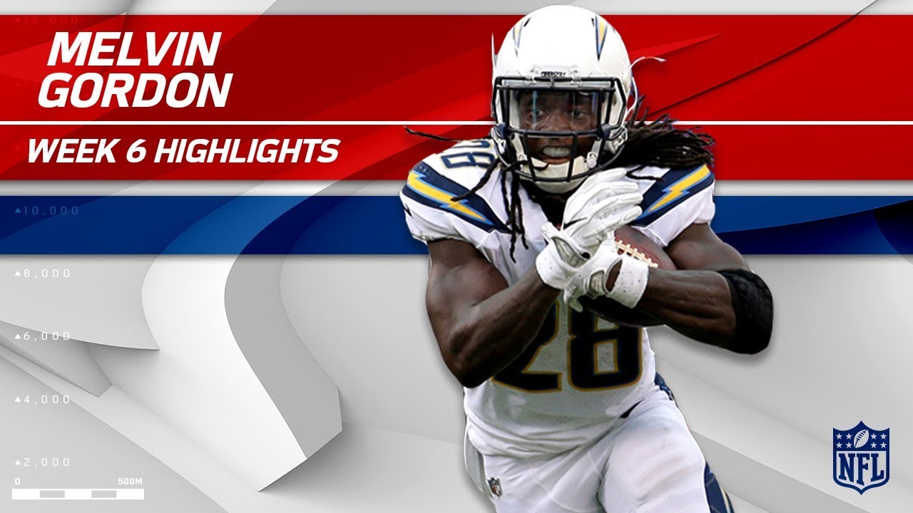 Melvin Gordon's 25 Carries, 9 Grabs & 2 TDs! | Chargers vs. Raiders | Wk 6 Player Highlights