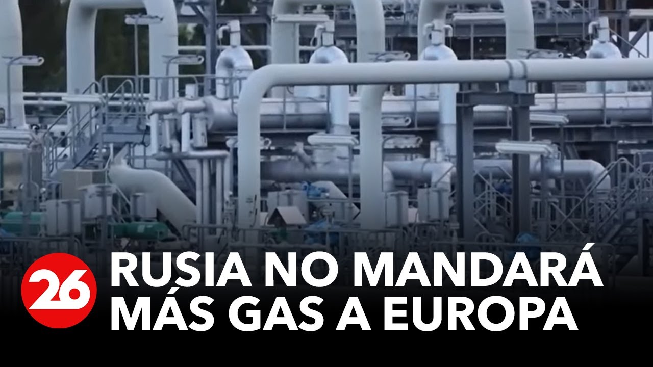 Rusia no mandará más gas a Europa