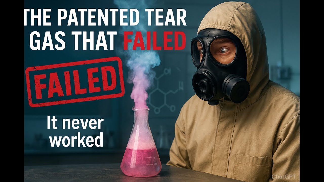 The patented tear gas that failed. It was never used.