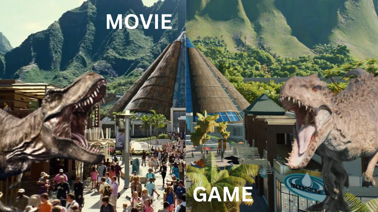I RECREATED JURASSIC WORLD IN JURASSIC WORLD EVOLUTION 3...