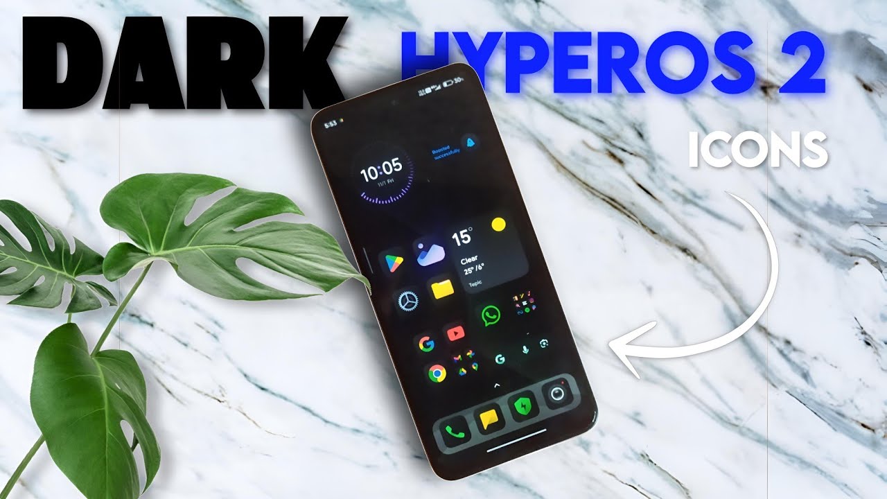 Most Awaited HyperOS Dark Icon Theme is Here  🚀 Customize Like a Pro ✨