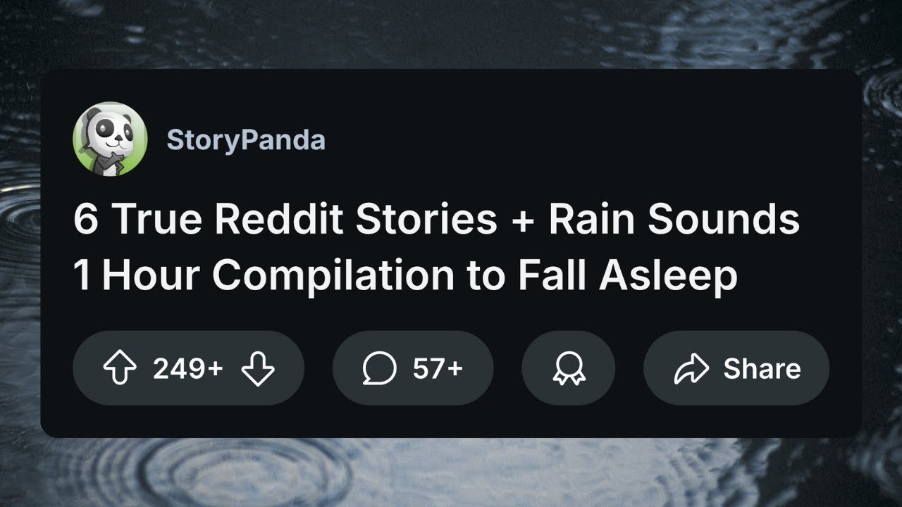 6 Reddit Stories With Rain Sounds | 1 Hour Compilation To Fall Asleep To