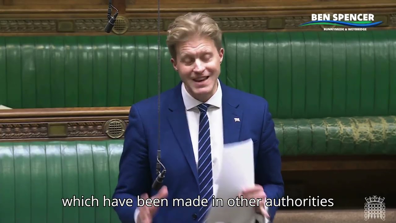 Adjournment Debate on local government finance   22 01 2026