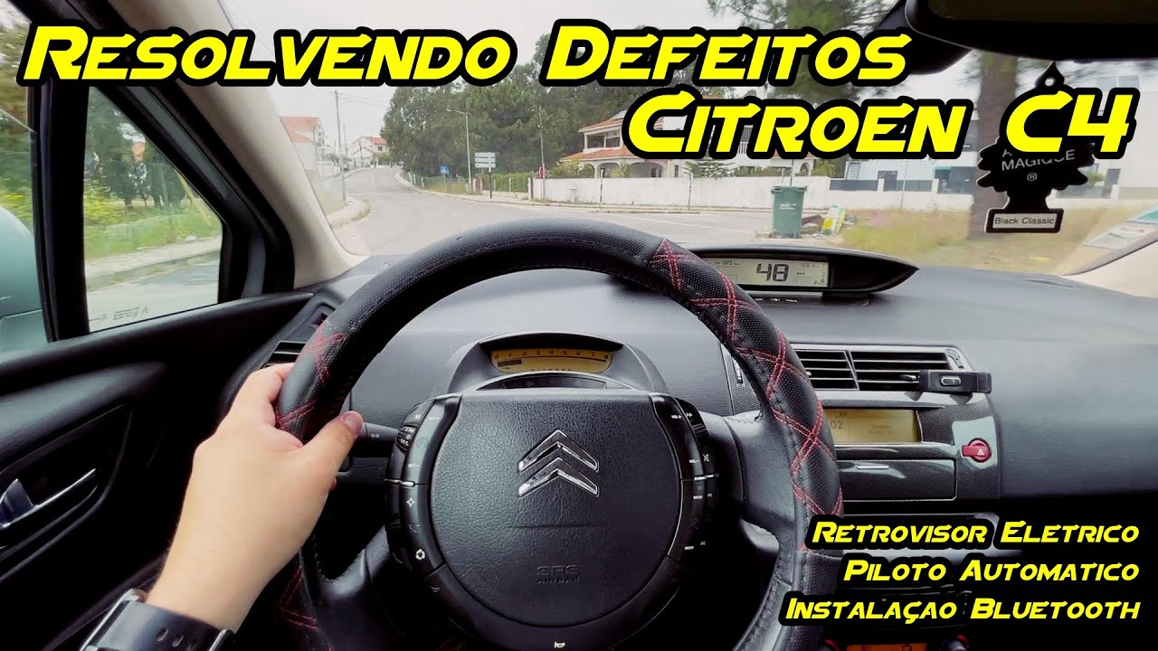 Citroen C4 com Problemas Retrovisor Eletrico, Piloto Automatico + Instalação Bluetooth