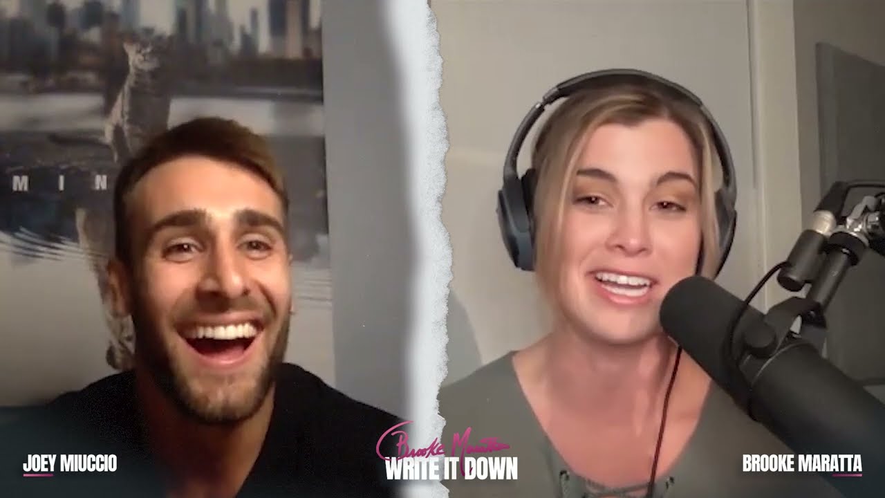 Joey Miuccio Joins Write It Down to Talk and Goals #pilot #frontierairlines #travel #fitness