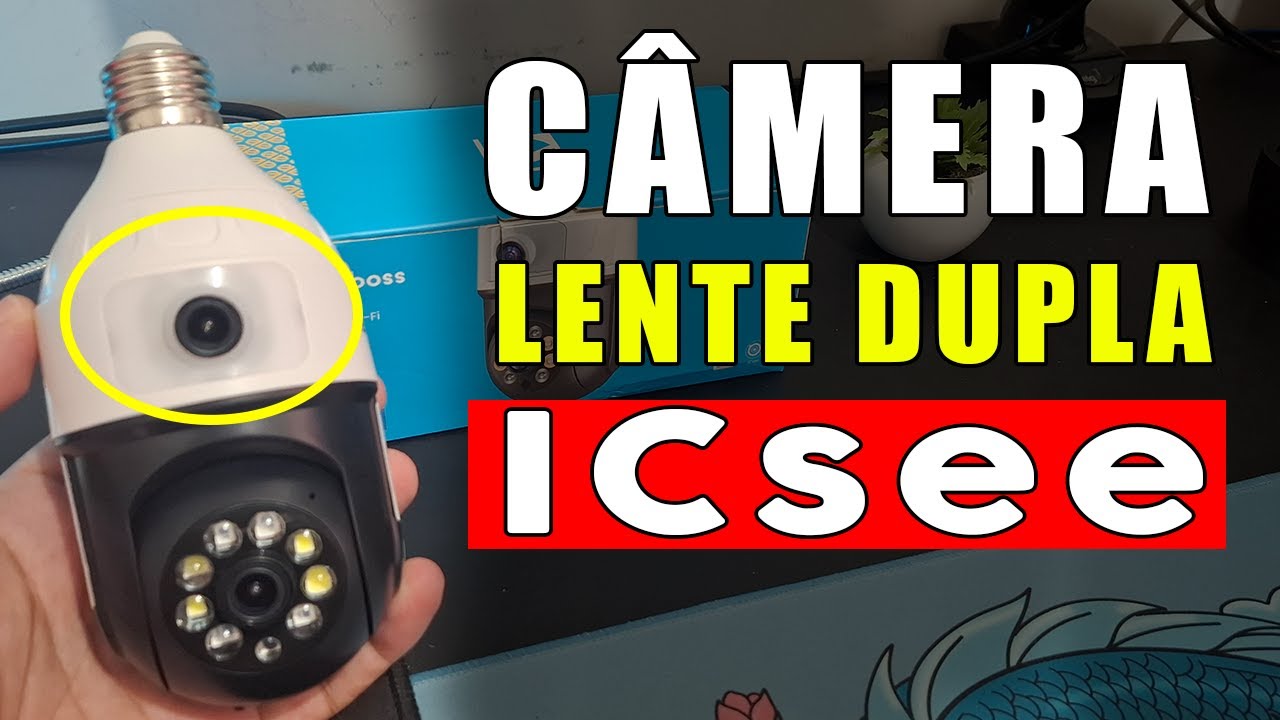 COMO CONFIGURAR CAMERA LÂMPADA 2 LENTES IP WI FI! LEBOSS LB CA217
