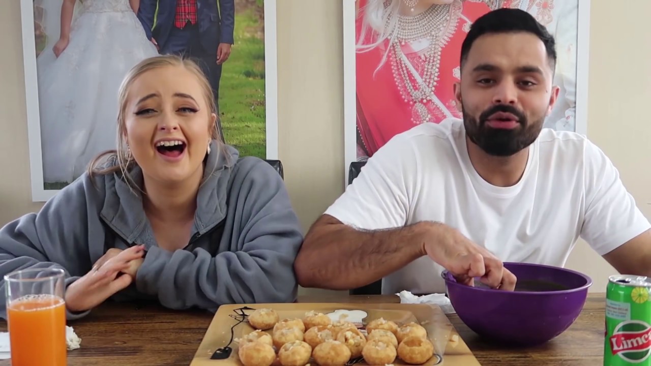 My British Wife Makes Golgappa/Pani Puri | Indian Street Food | The Modern Singhs