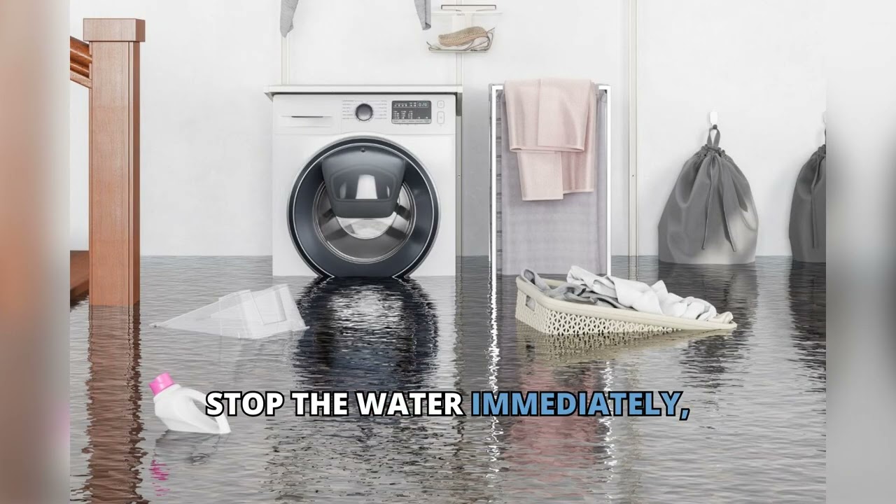 How to Prevent Water Damage from Washing Machine Overflows