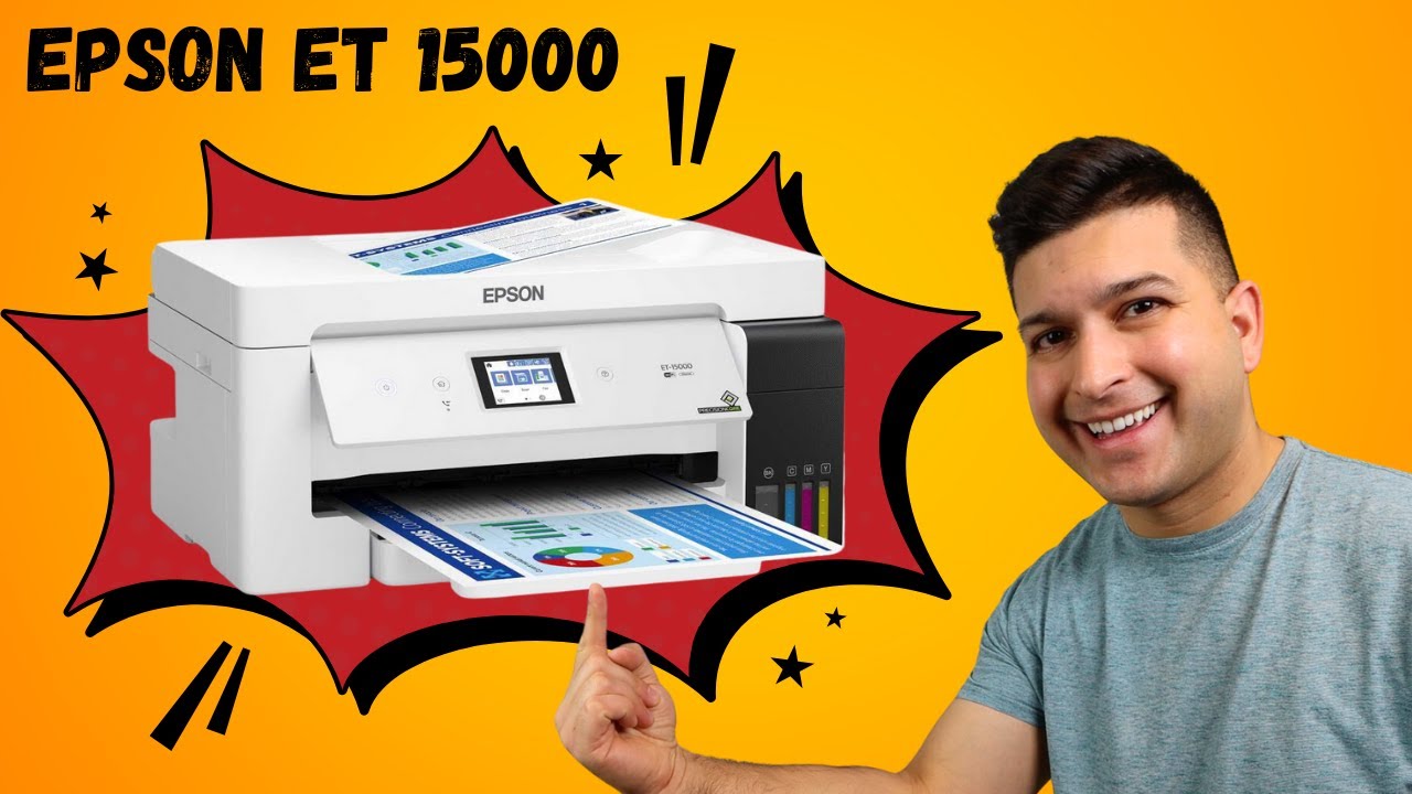Распаковка, настройка и обзор Epson ET 15000