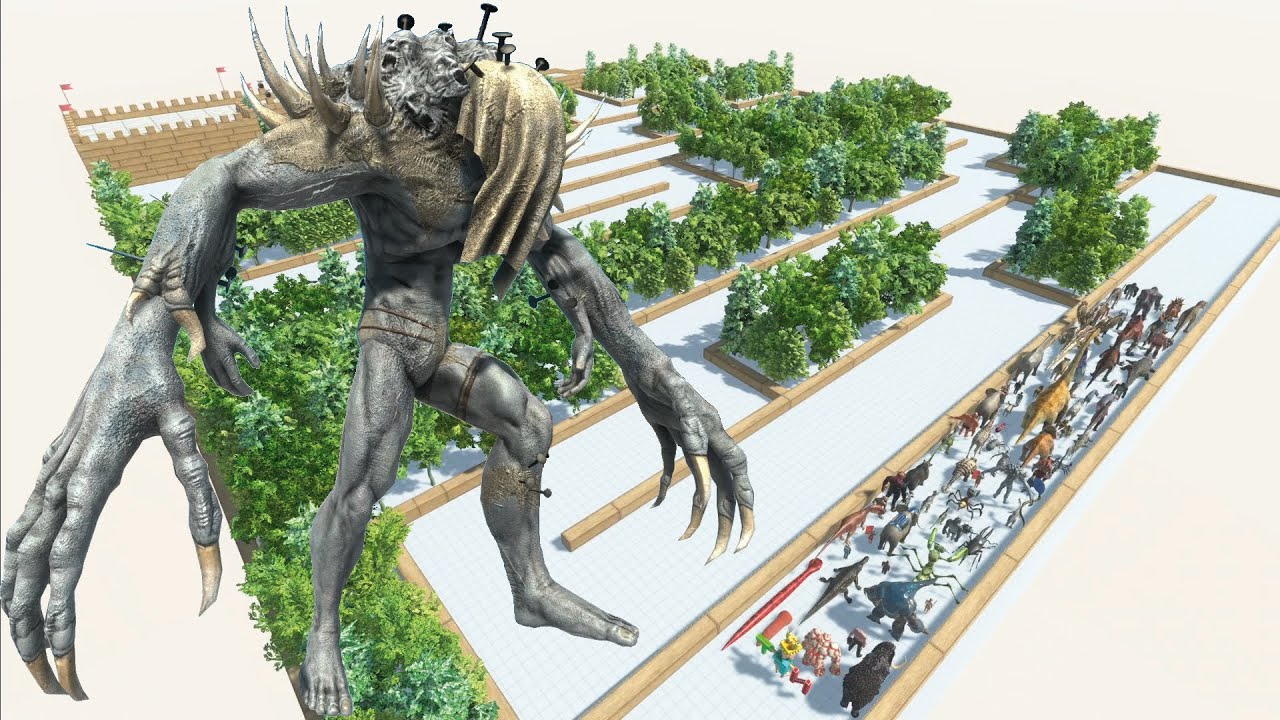 ESCAPE FROM SCOURGE - JUNGLE COURSE - LAST SURVIVOR - Animal Revolt Battle Simulator