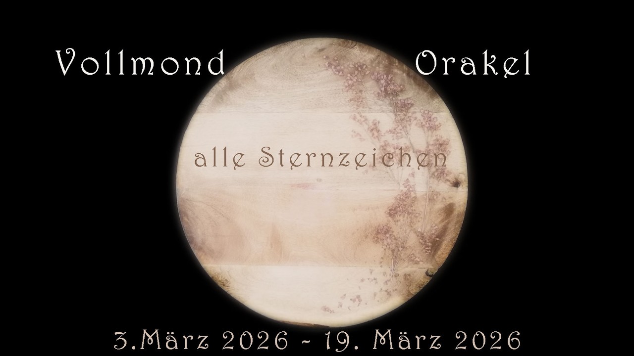 Liebe ❣️ Vollmondorakel ⭐ alle Sternzeichen ⭐