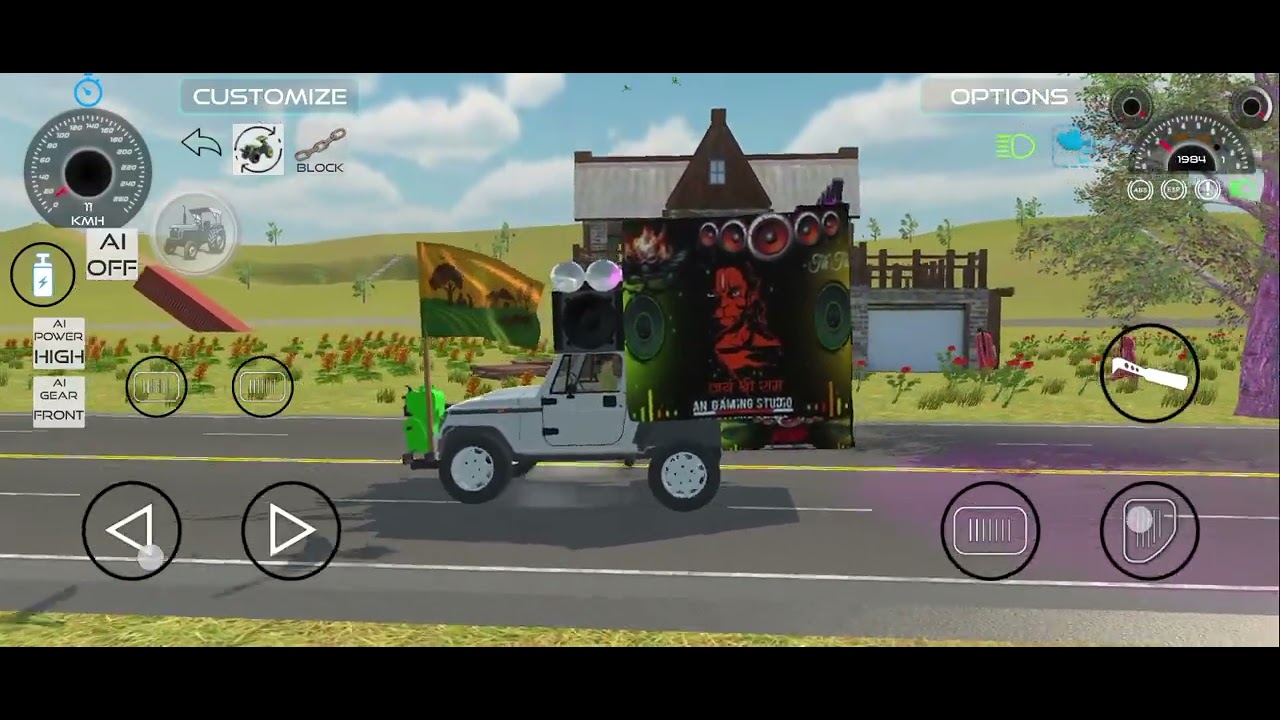 DJ Jeep Game 🚙🔥 | Full Sound System Modified Jeep | Indian DJ Driving Gameplay