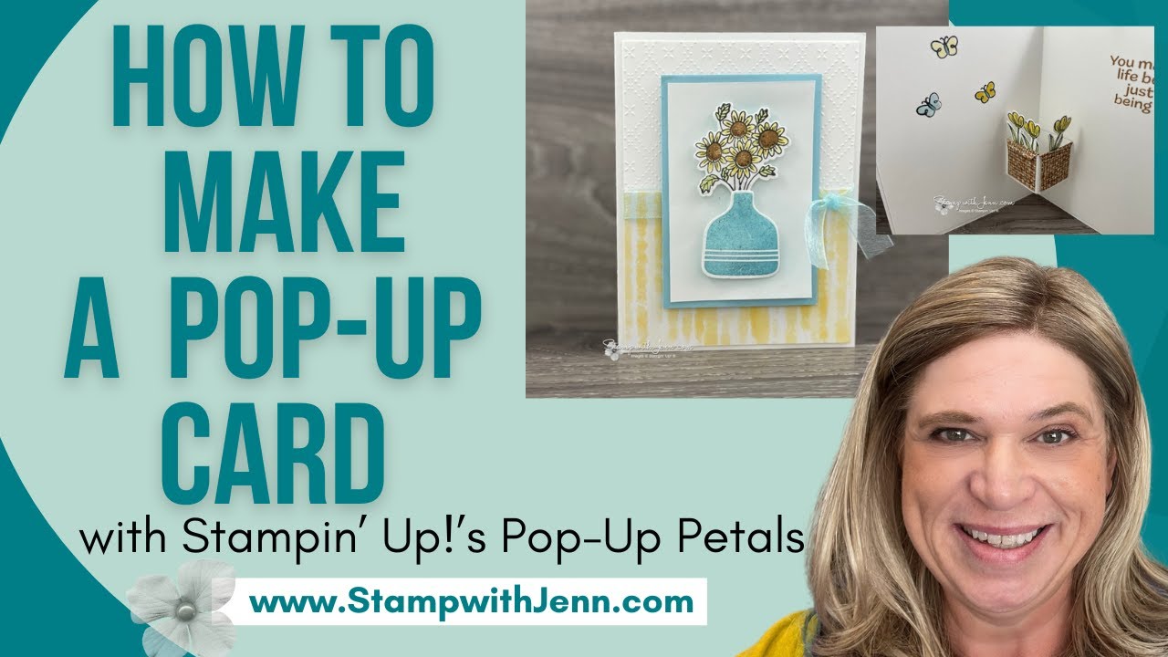 How to Create a Pop-Up Card with the Pop up Petals Bundle from Stampin' Up!