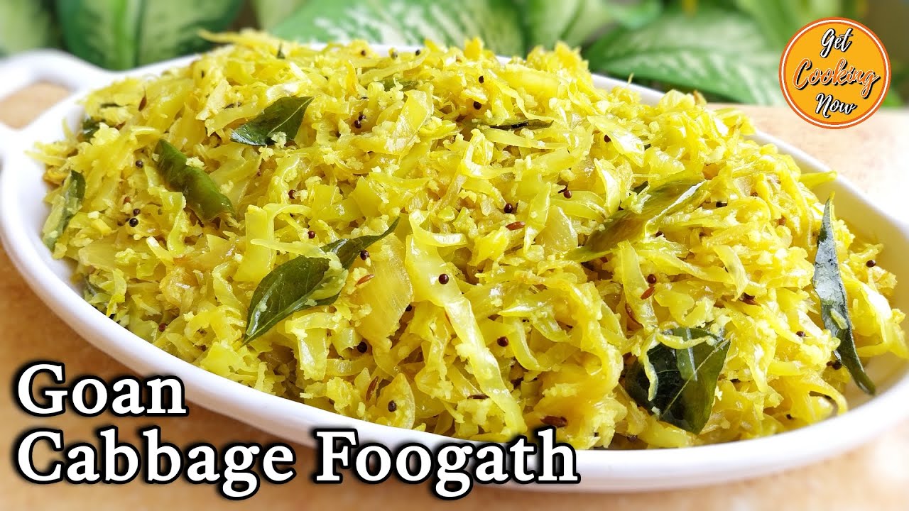 Authentic Goan Cabbage Foogath Recipe | Goan Vegetarian Recipe | Goan Recipes