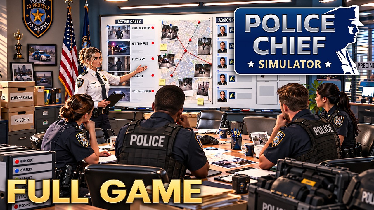 Police Chief Simulator | Full Game | No Commentary