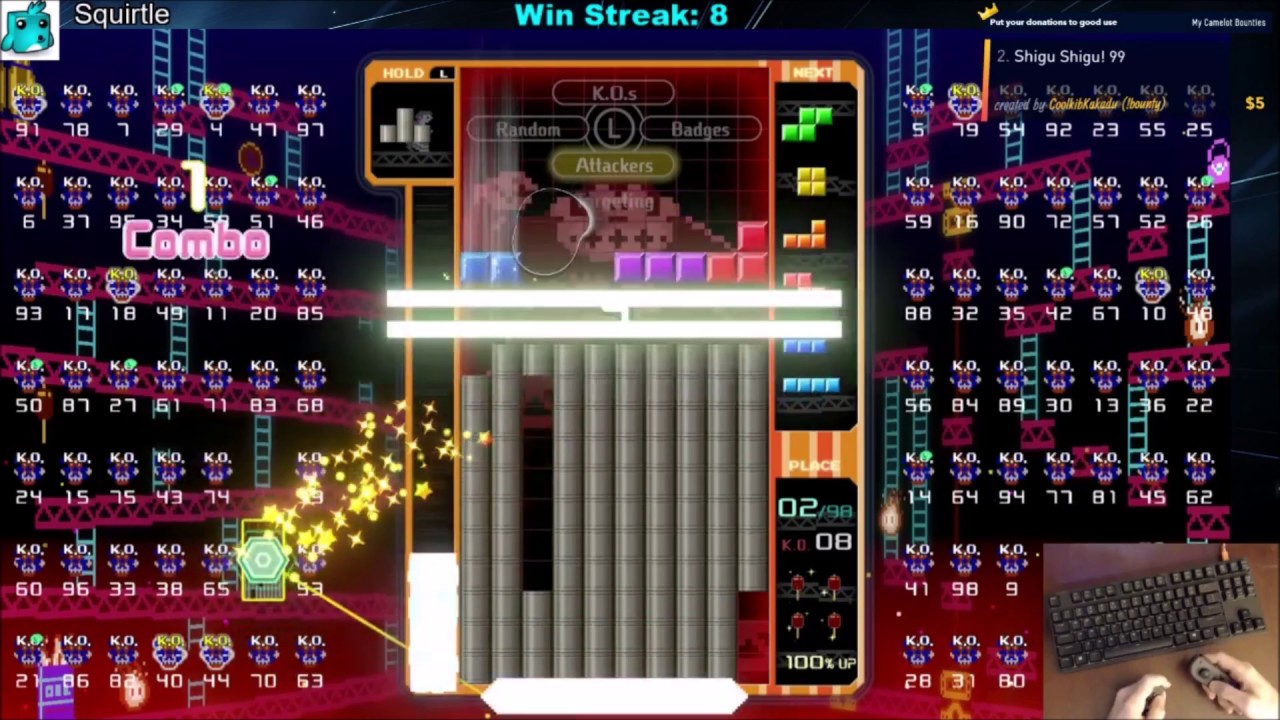 Tetris 99 (Donkey Kong) Crazy Intense Victory