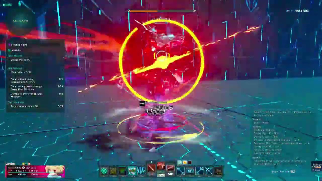 Fleeting Fight | 1193.0% | 2:22 | Braver/Slayer | PSO2NGS