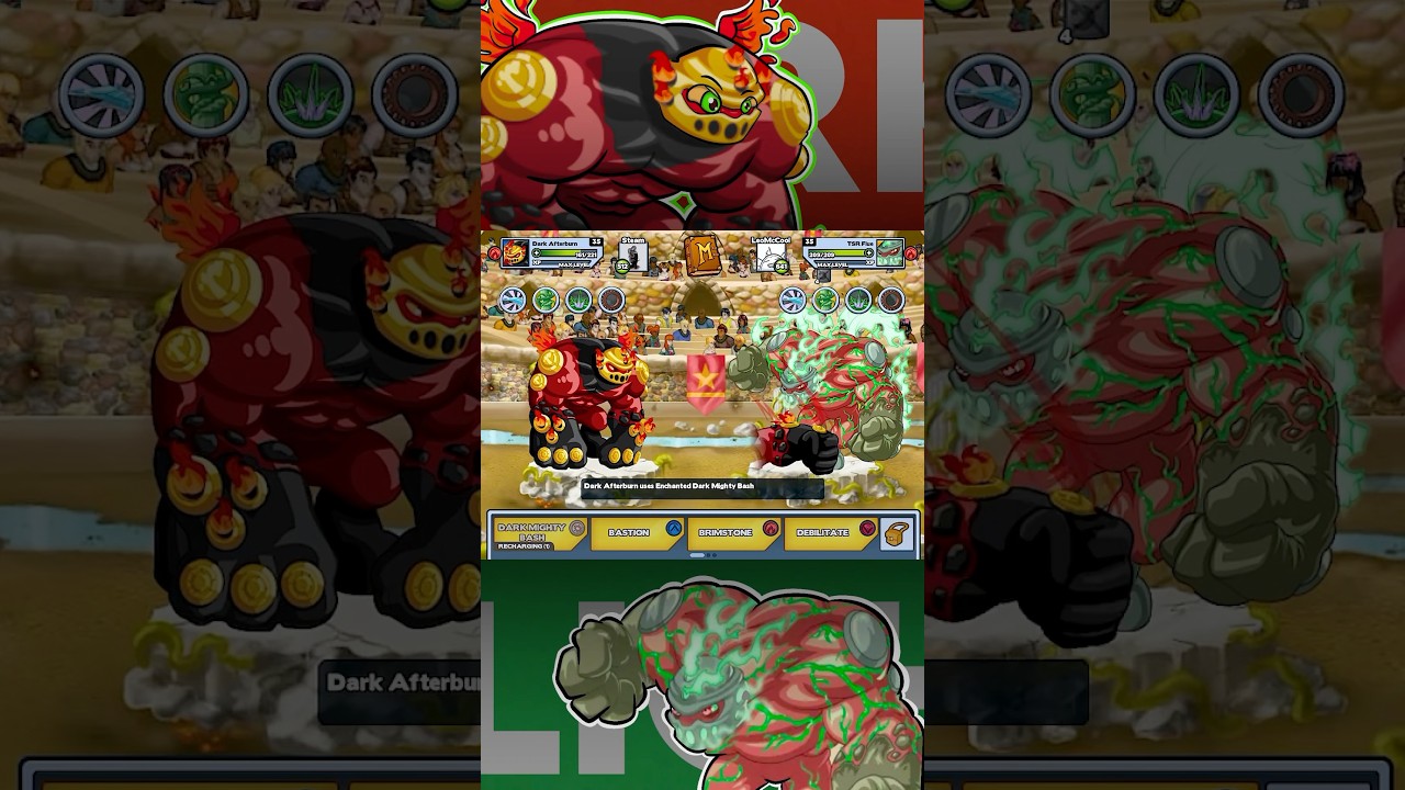 Dark Flue VS Blighted Flue #miscritsreborn #miscrits #gaming