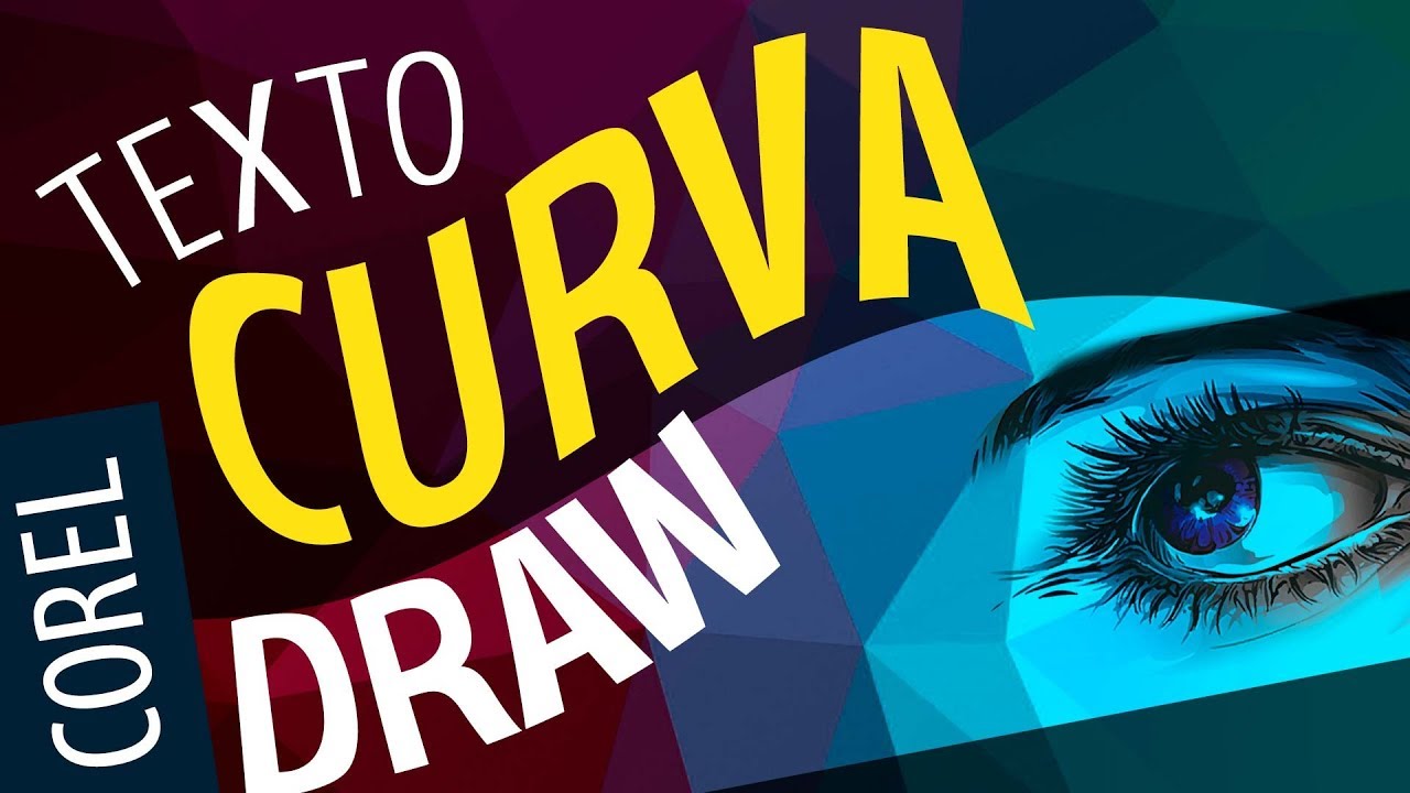 COMO CRIAR TEXTOS EM CURVAS no Corel Draw 2017 - Curso de Corel Draw