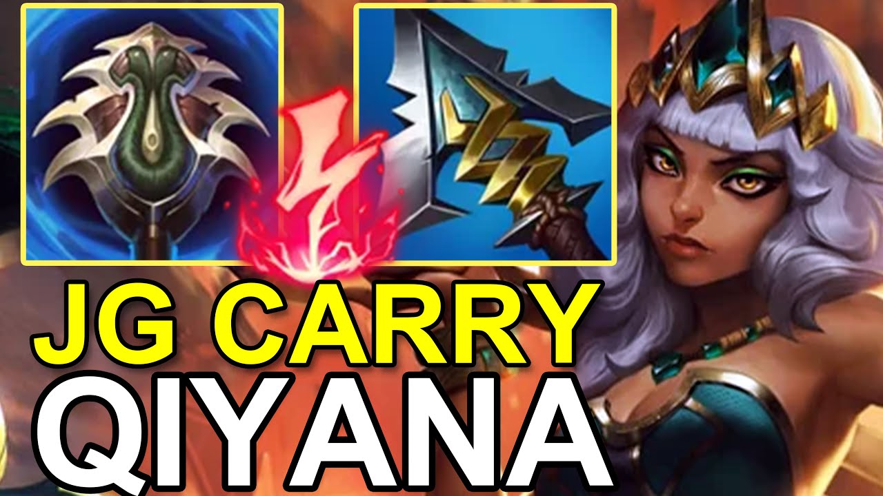 LOL Challenger CN Best Qiyana Jungle - QIYANA JUNGLE Build Broken - Beifeng Rank1 Qiyana Gameplay