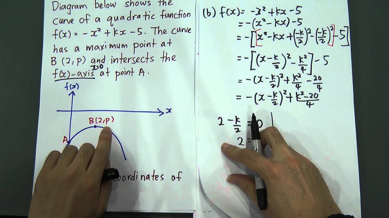 Quadratic Function- Past Year Question (Paper 2)
