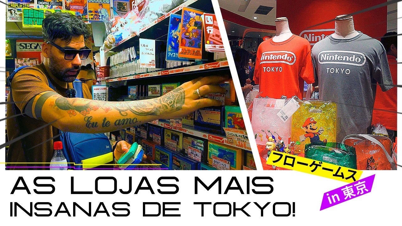 AS MELHORES LOJAS DE GAMES NO JAPÃO! #flowgames