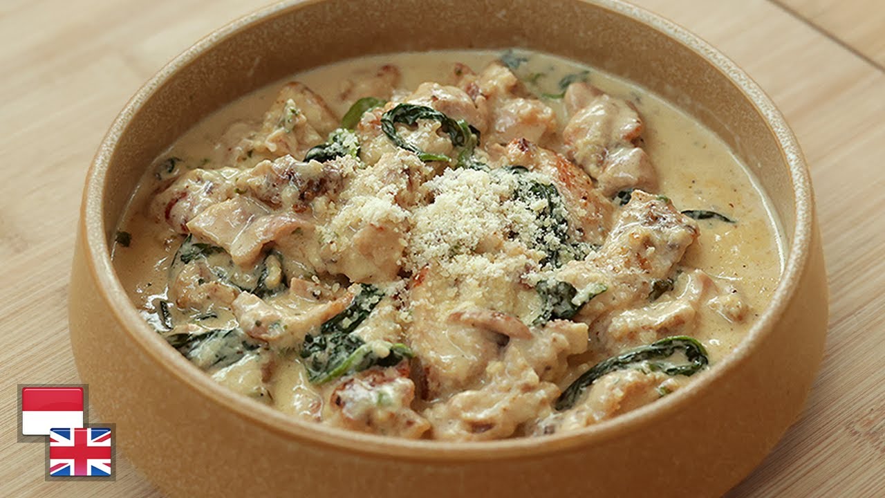 Praktis Untuk Bekal! Resep CREAMY GARLIC CHICKEN [Gurihnya Meresap]