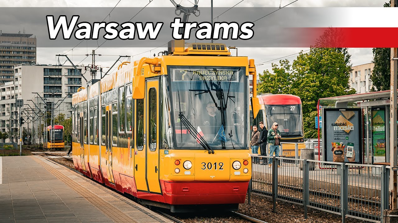 🇵🇱 Trams in Warsaw