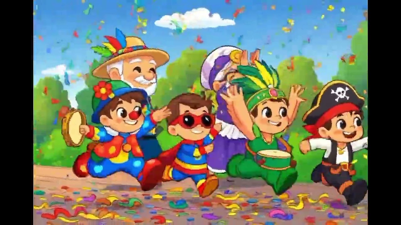 25 minutos de marchinha de carnaval do vovô Paulo e seus netinhos 