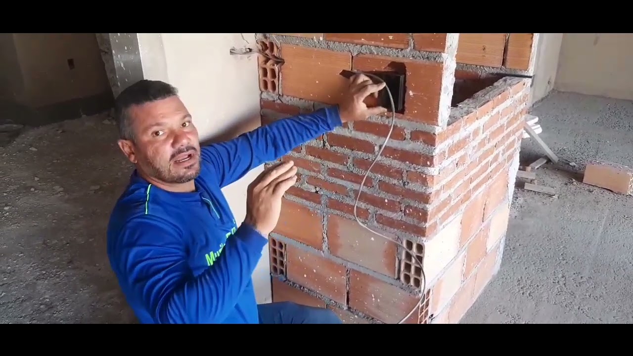 Faça a parte da elétrica da churrasqueira usando fio chumbo