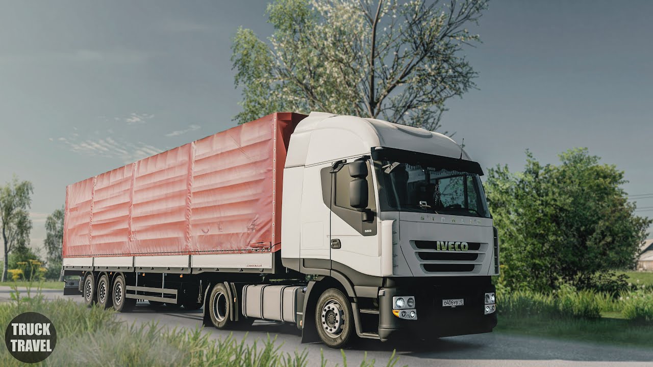 [ETS2 1.55] Realistic Driving Iveco Stralis AS 440S42 | SibirMap| PNG 1.15.3 + Reshade| POV Drive 4K