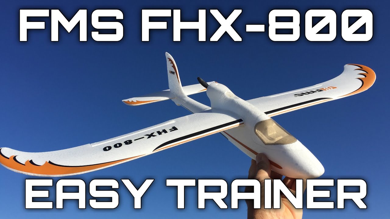 FMS FHX-800 EASY TRAINER RC AIR PLANE REVIEW